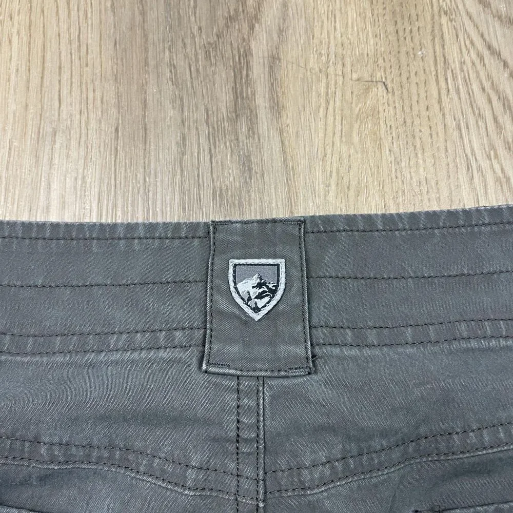 Kuhl Shorts Mens 38 Gray Stretch Hiking Outdoor Trail Utility Adventure